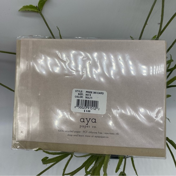 Aya Paper Co. LBGTQ alliance Greeting Card, 4.5″ x 6.25″
100% recycled paper - Picture 2 of 3